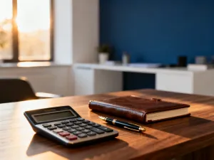 Model domu na biurku obok monet i podpisanej umowy kredytowej, symbolizujący proces finansowania zakupu nieruchomości.